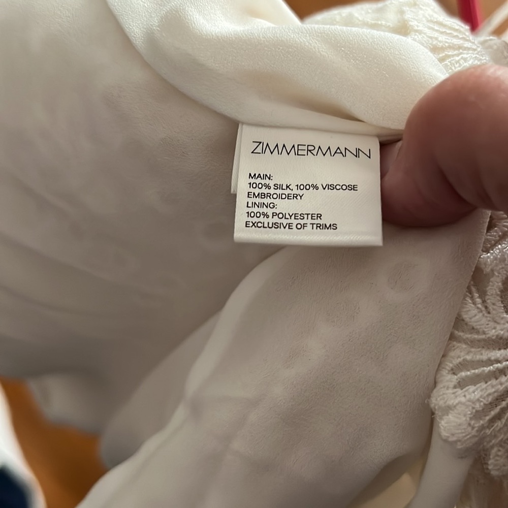 Zimmermann designer silk A line dress Australia size 2. Us 6-8. Beautiful dress. - Picture 5 of 6
